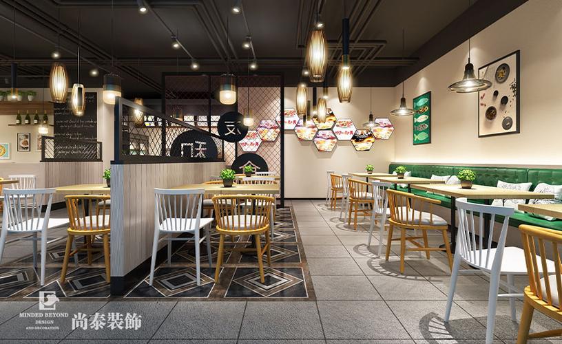 现代餐饮店装修效果图 打造时尚与舒适并重的就餐空间